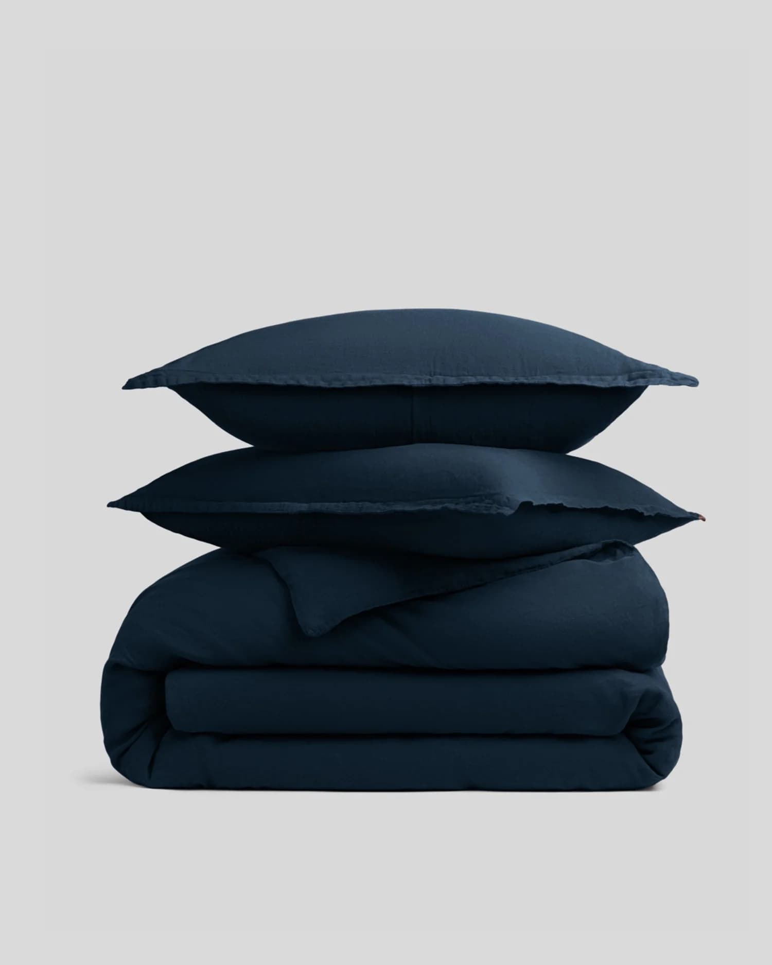 Linen Duvet Cover Set - Ink F/Q by Parachute Home