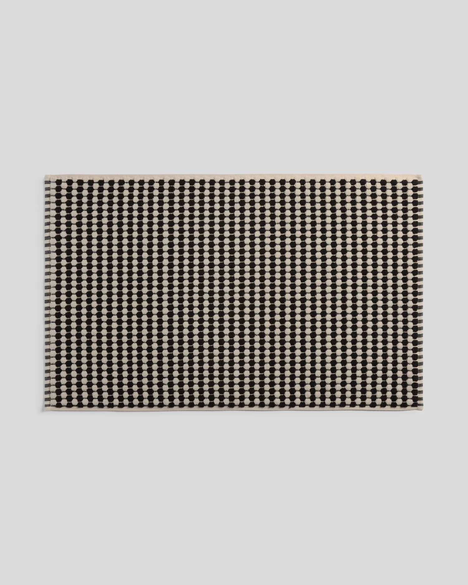 Organic Mosaic Tub Mat (Natural and Onyx) by Parachute Home