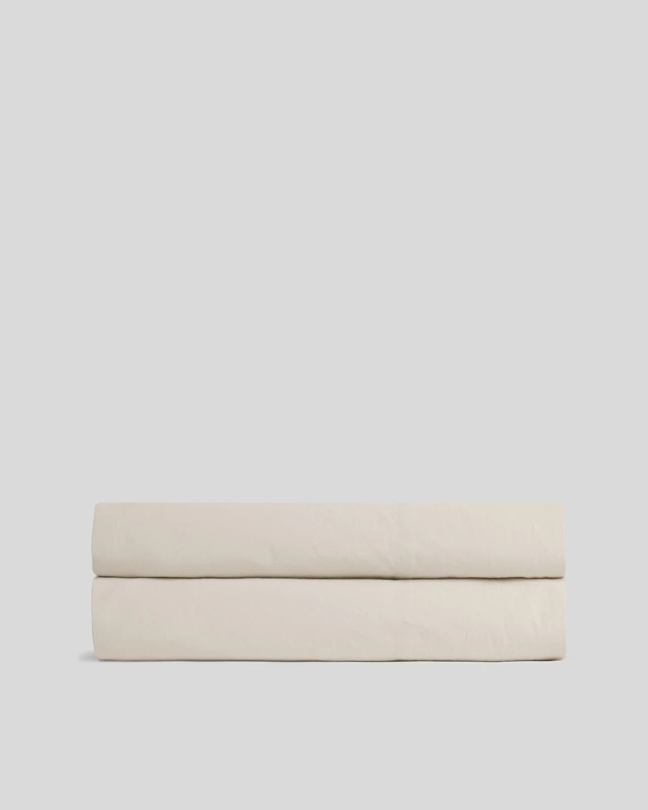 Percale Fitted Sheet (Bone) by Parachute Home