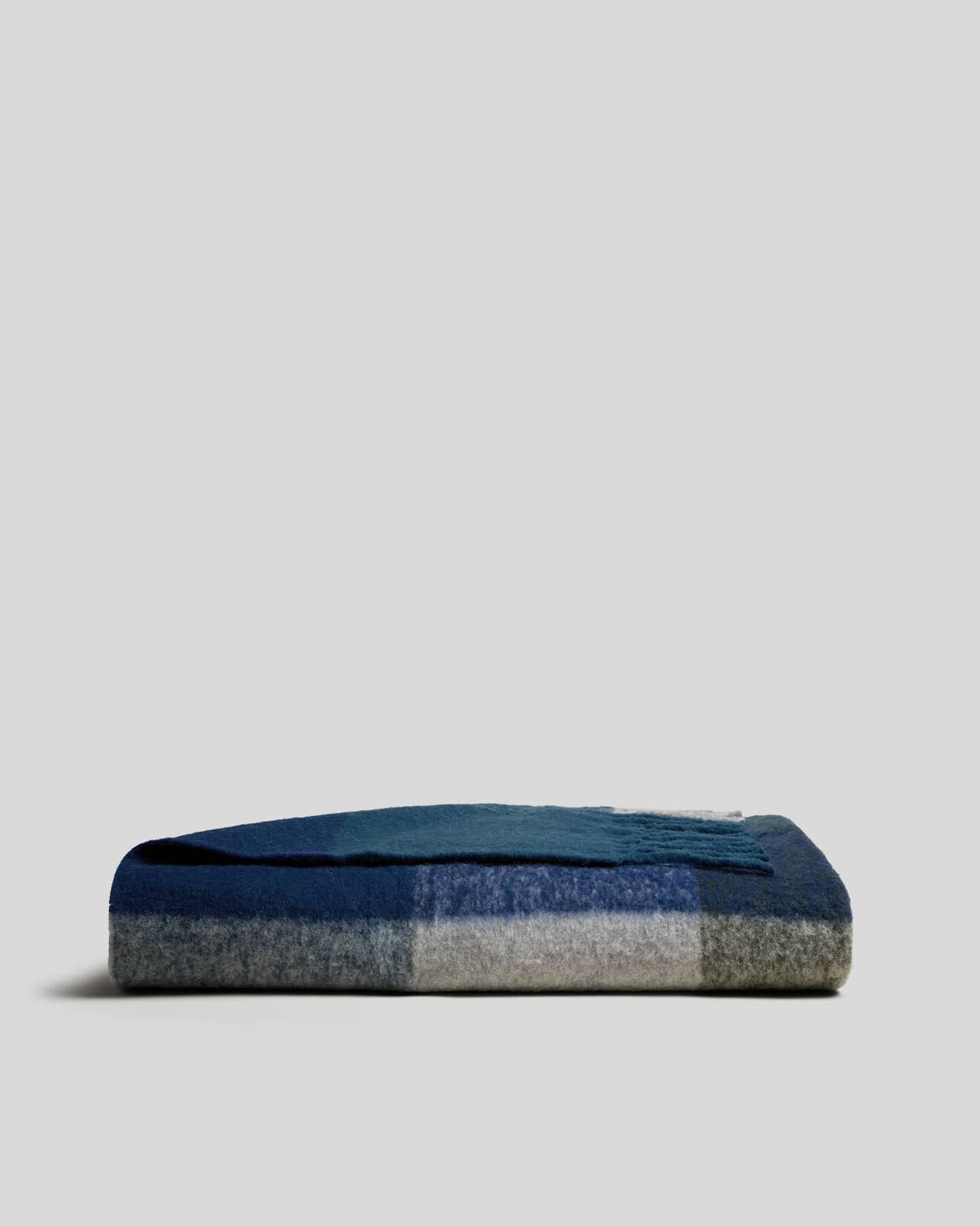 Plaid Wool Alpaca Throw - FINAL SALE (Midnight Plaid) by Parachute Home