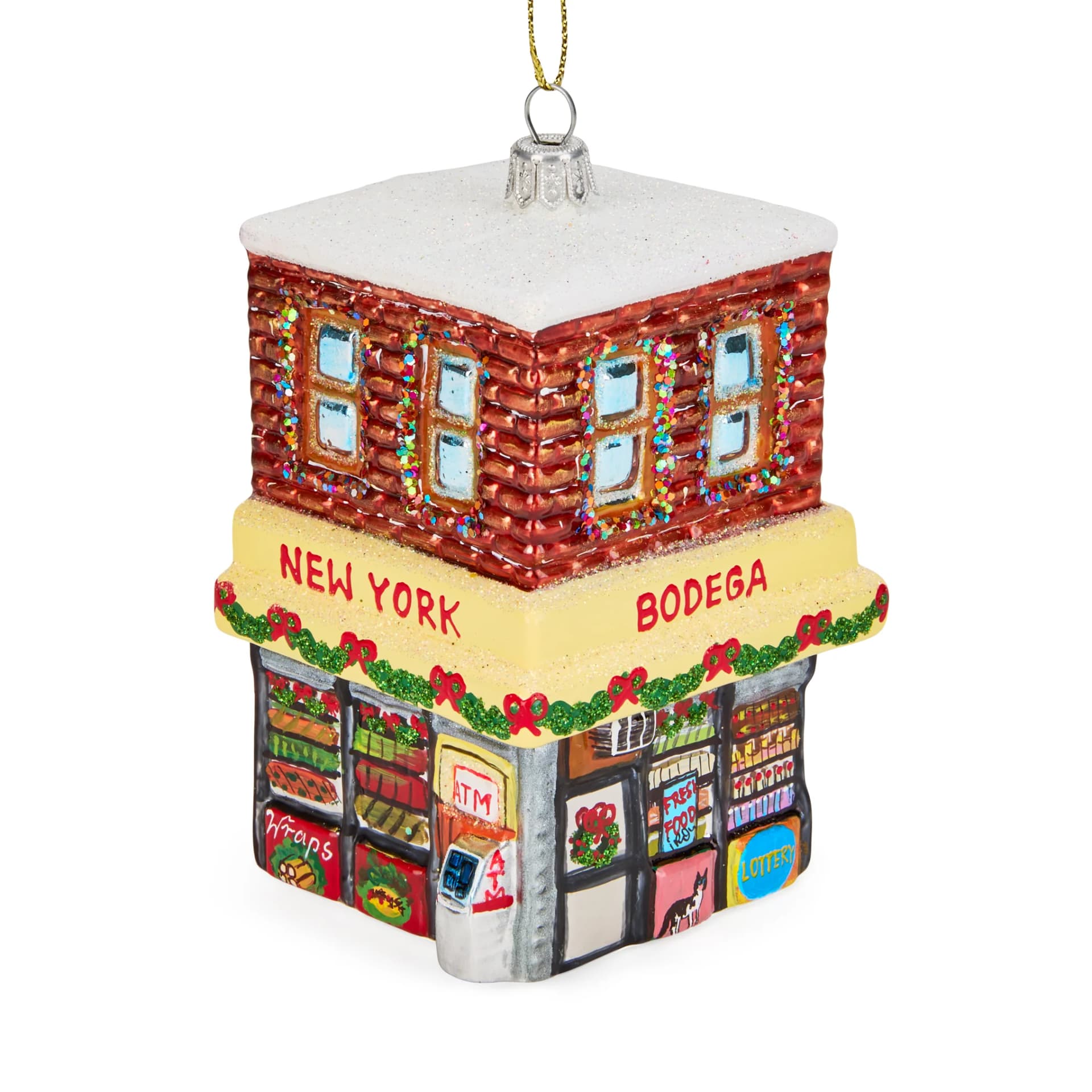 NYC Glass Holiday Ornament - Bodega by Pph Impuls Dariusz Kowalczyk