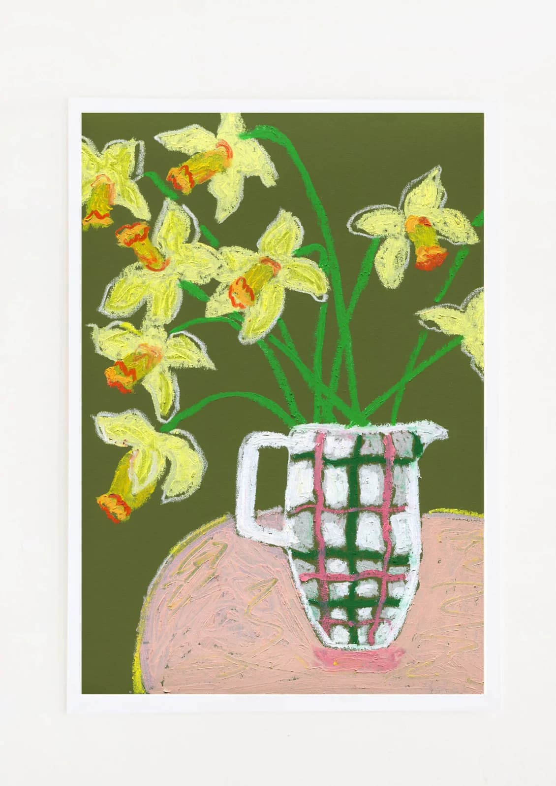 Daffodils Print by Rosie Harbottle
