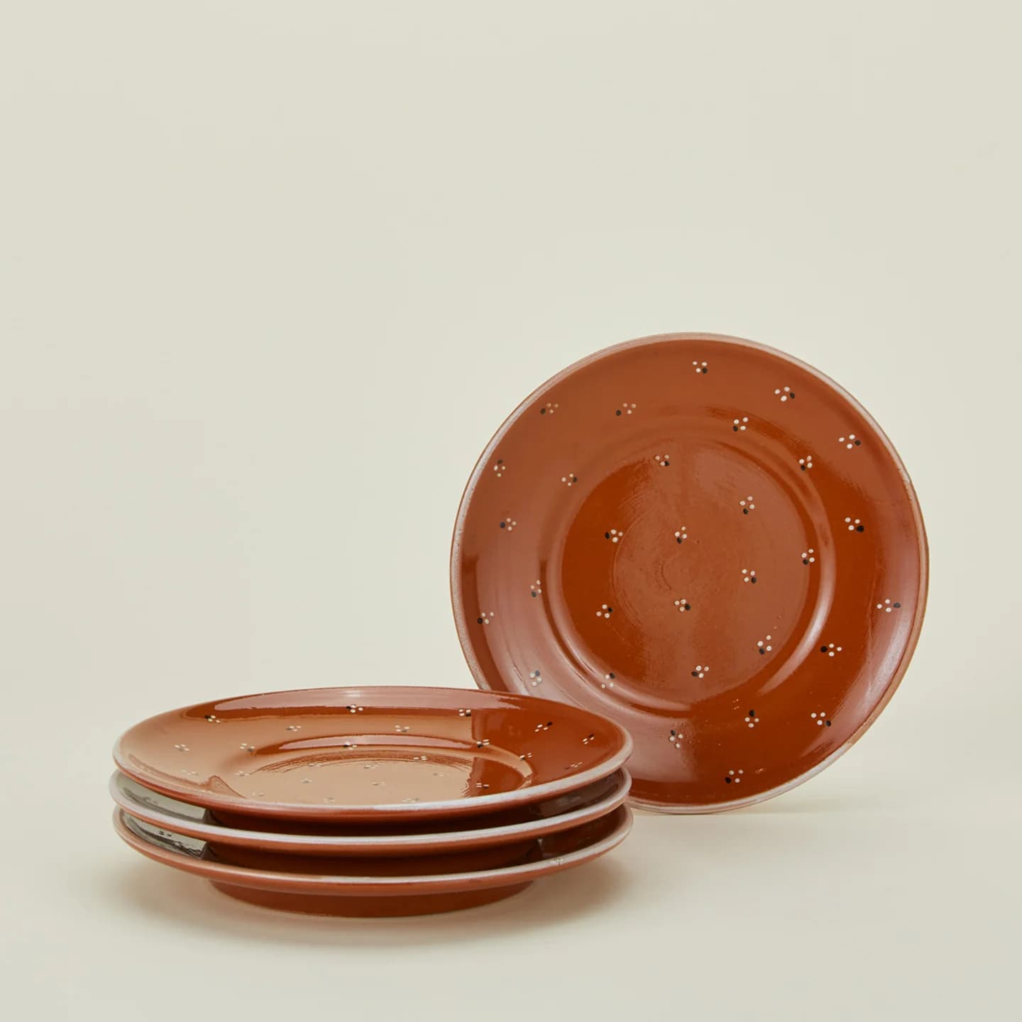 Dotty Salad Plate, Set of 4 by Sharland