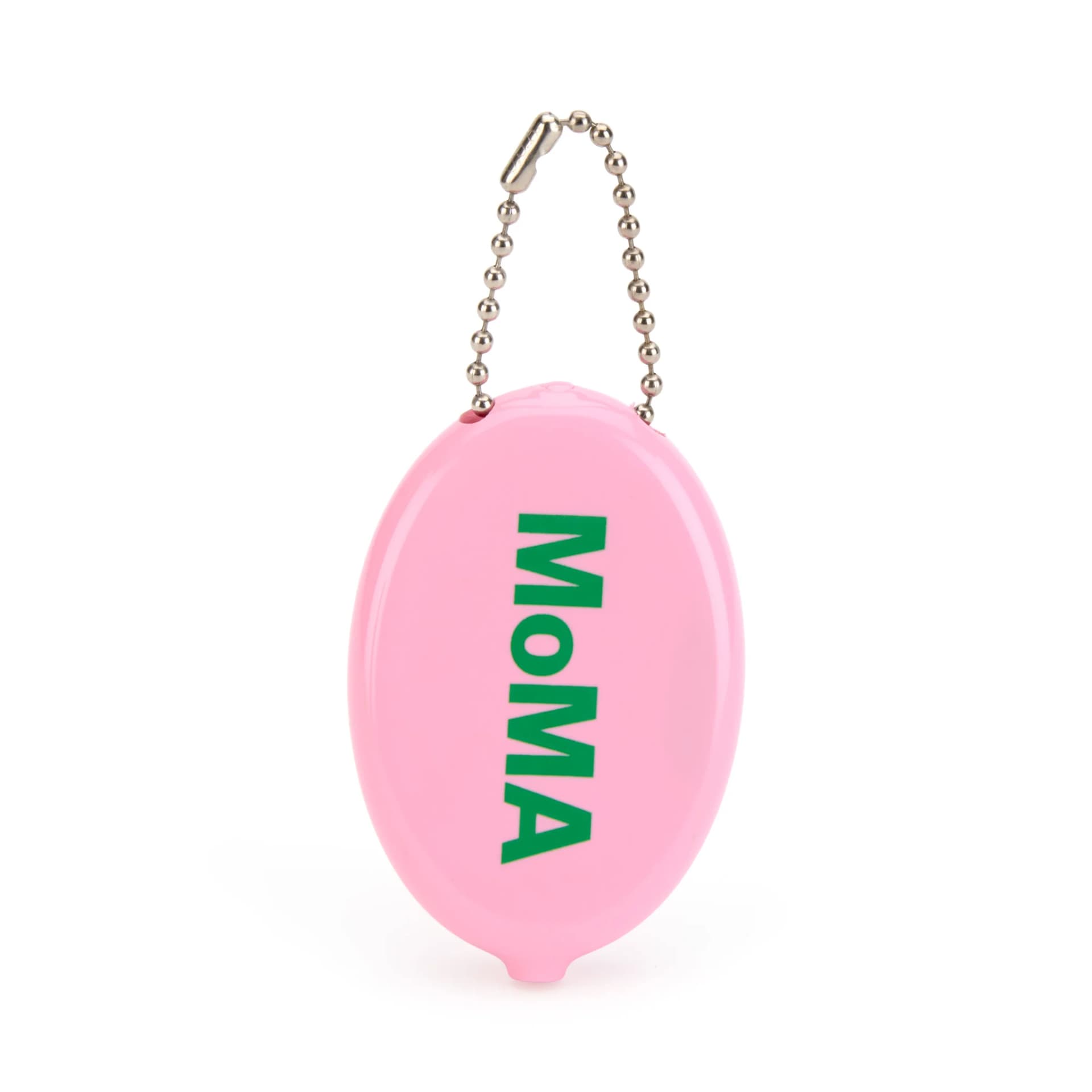 Colorful MoMA Vinyl Coin Pouch - Pink/ Green by Three Potato Four Llc