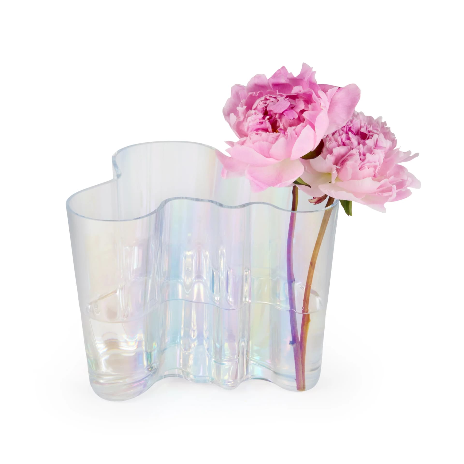 Alvar Aalto Iridescent Glass Vase - 90th Anniversary NYC Edition by Wedgwood/Doulton Usa Asqco 2